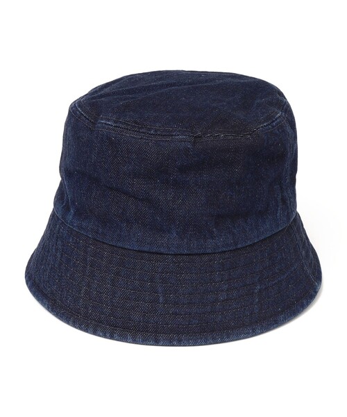 SHIPS（シップス）の「ARCH&LINE:オーガニック コットン DENIM BUCKET HAT（ハット・キッズ・オフホワイト/ブラック/ダークブルー・LARGE）」の5枚目の写真