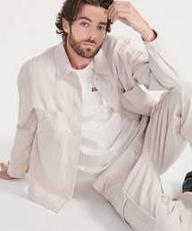 STONE  ホワイトシャツジャケット オーバーシャツ・シャツジャケット・メンズ | Stone Island