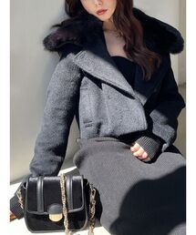 RESEXXY | フェイクファーショートジャケット(その他アウター)