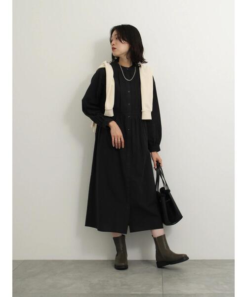 Samansa Mos2 blue（サマンサモスモスブルー）の「サイドゴアブーツ（ドレスシューズ・レディース・ブラック/カーキ/キナリ・M/L）」の15枚目の写真