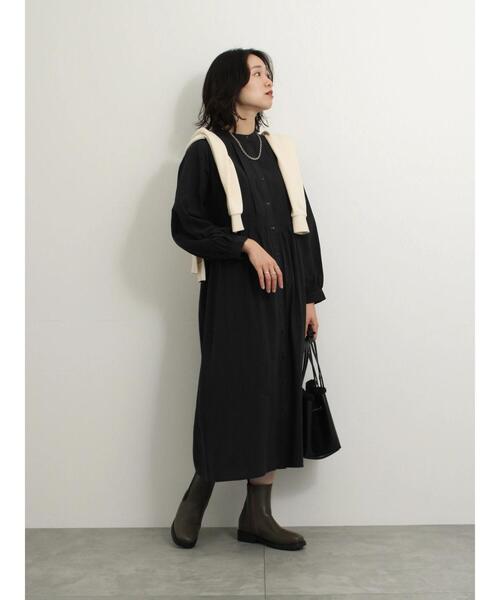 Samansa Mos2 blue（サマンサモスモスブルー）の「サイドゴアブーツ（ドレスシューズ・レディース・ブラック/カーキ/キナリ・M/L）」の18枚目の写真