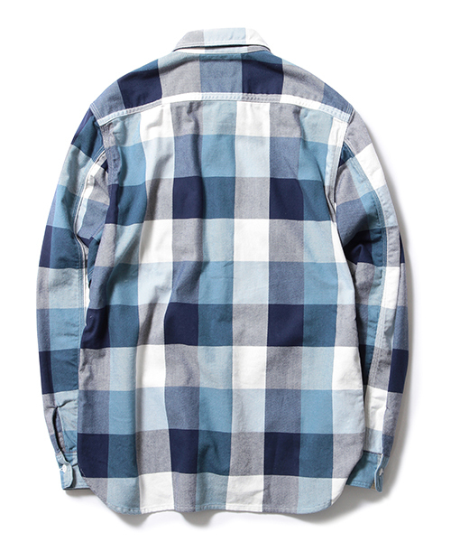 BEAMS PLUS(ビームスプラス)の「BEAMS PLUS / ブロックチェック ワークシャツ(シャツ/ブラウス・メンズ・グレー/レッド/ブルー・MEDIUM/SMALL/LARGE/X-LARGE)」の10枚目の写真