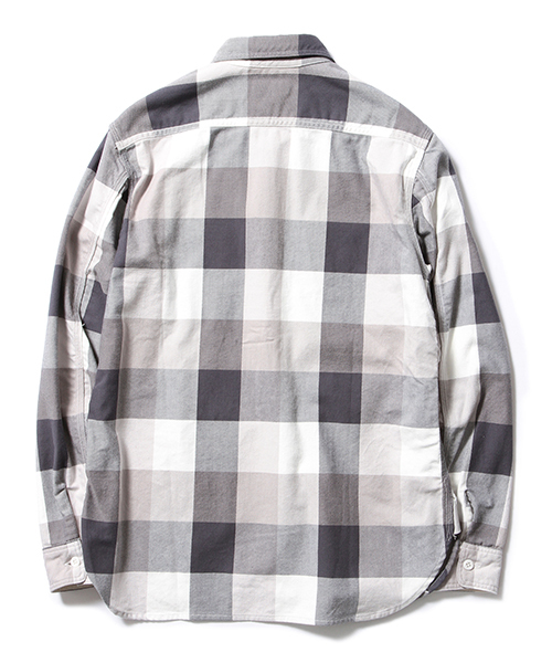 BEAMS PLUS(ビームスプラス)の「BEAMS PLUS / ブロックチェック ワークシャツ(シャツ/ブラウス・メンズ・グレー/レッド/ブルー・MEDIUM/SMALL/LARGE/X-LARGE)」の11枚目の写真