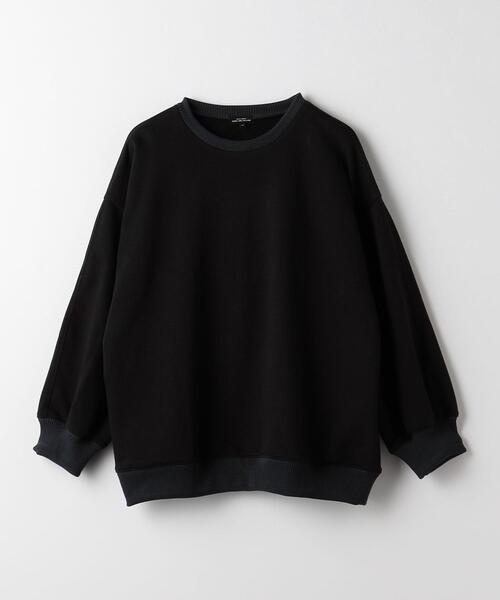 green label relaxing(グリーンレーベルリラクシング)の「TJ 裏毛クルーネック プルオーバー 140cm-160cm(スウェット・キッズ・ライトブルー/ブラック/オフホワイト・150cm/160cm/140cm)」の3枚目の写真