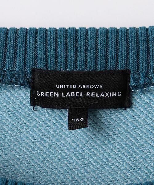green label relaxing(グリーンレーベルリラクシング)の「TJ 裏毛クルーネック プルオーバー 140cm-160cm(スウェット・キッズ・ライトブルー/ブラック/オフホワイト・150cm/160cm/140cm)」の16枚目の写真