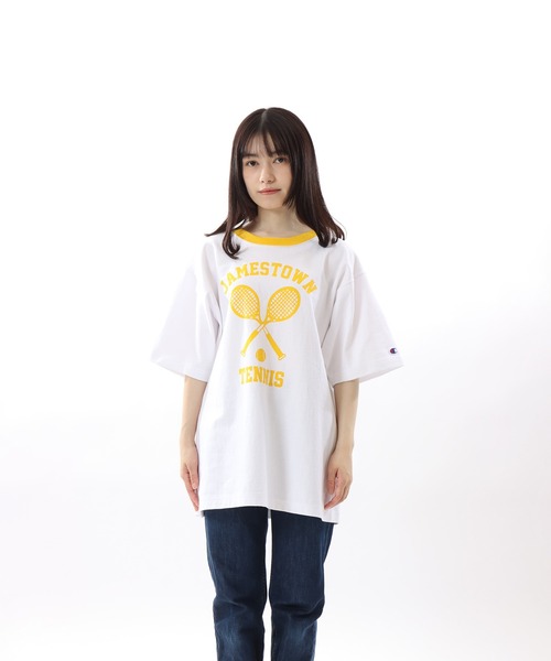 Champion(チャンピオン)の「【Champion/チャンピオン】メンズ リバースウィーブ(R) ショートスリーブTシャツ(Tシャツ/カットソー・メンズ・オートミール/グレー/ホワイト/ブルー・LARGE/X-LARGE/MEDIUM)」の1枚目の写真