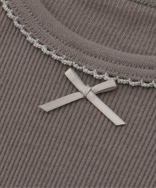 apres les cours（アプレレクール）の「GIRLS長袖リブ肌着（インナーウェア/肌着・キッズ・ラベンダー/レッド/チャコール/アイボリー/ピンク・110/120/90/130/100/80）」の11枚目の写真