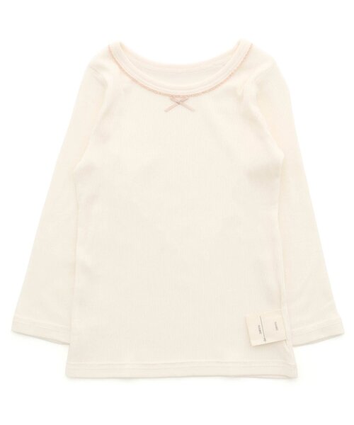 apres les cours（アプレレクール）の「GIRLS長袖リブ肌着（インナーウェア/肌着・キッズ・ラベンダー/レッド/チャコール/アイボリー/ピンク・110/120/90/130/100/80）」の18枚目の写真