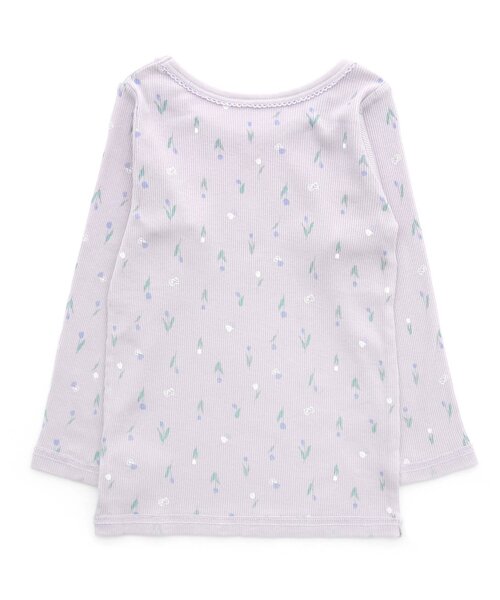 apres les cours（アプレレクール）の「GIRLS長袖リブ肌着（インナーウェア/肌着・キッズ・ラベンダー/レッド/チャコール/アイボリー/ピンク・110/120/90/130/100/80）」の20枚目の写真