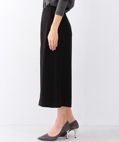 Demi-Luxe BEAMS(デミルクス ビームス)の「【BAILA10月号掲載】Demi-Luxe BEAMS / タック Aライン ガウチョパンツ(その他パンツ・レディース・ホワイト系その他/ブラック・40/36/38)」の19枚目の写真