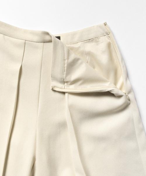 Demi-Luxe BEAMS(デミルクス ビームス)の「【BAILA10月号掲載】Demi-Luxe BEAMS / タック Aライン ガウチョパンツ(その他パンツ・レディース・ホワイト系その他/ブラック・40/36/38)」の11枚目の写真