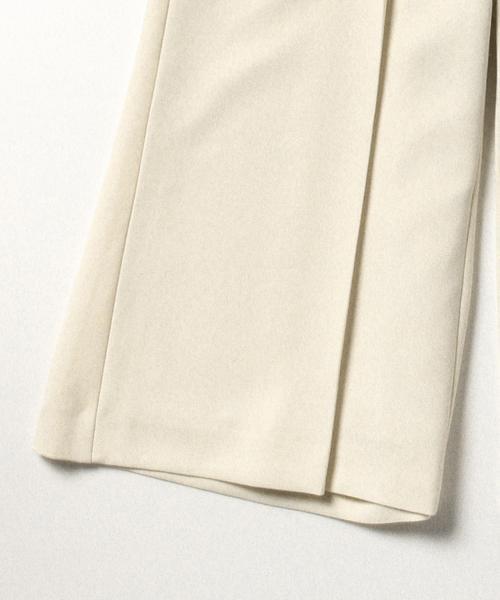 Demi-Luxe BEAMS(デミルクス ビームス)の「【BAILA10月号掲載】Demi-Luxe BEAMS / タック Aライン ガウチョパンツ(その他パンツ・レディース・ホワイト系その他/ブラック・40/36/38)」の3枚目の写真