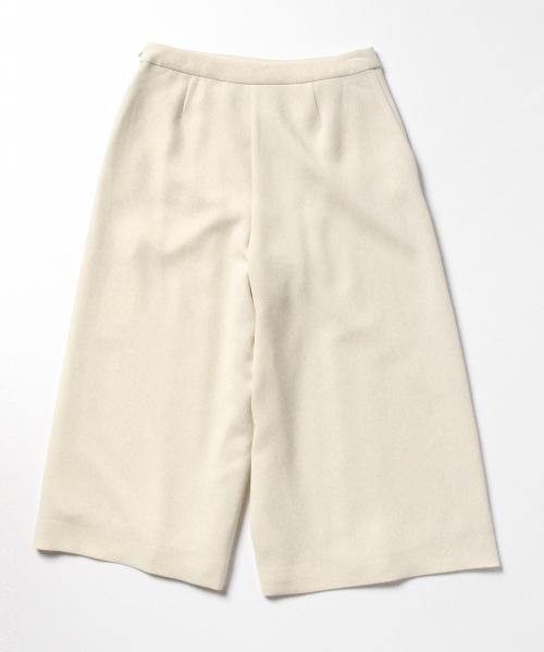 Demi-Luxe BEAMS(デミルクス ビームス)の「【BAILA10月号掲載】Demi-Luxe BEAMS / タック Aライン ガウチョパンツ(その他パンツ・レディース・ホワイト系その他/ブラック・40/36/38)」の4枚目の写真