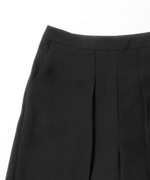 Demi-Luxe BEAMS(デミルクス ビームス)の「【BAILA10月号掲載】Demi-Luxe BEAMS / タック Aライン ガウチョパンツ(その他パンツ・レディース・ホワイト系その他/ブラック・40/36/38)」の6枚目の写真