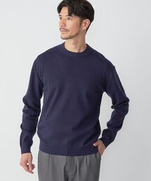 SHIPS | *SHIPS:〈洗濯機可能〉テレワーク ビズ コットン/ウール クルーネック ニット(ニット/セーター)