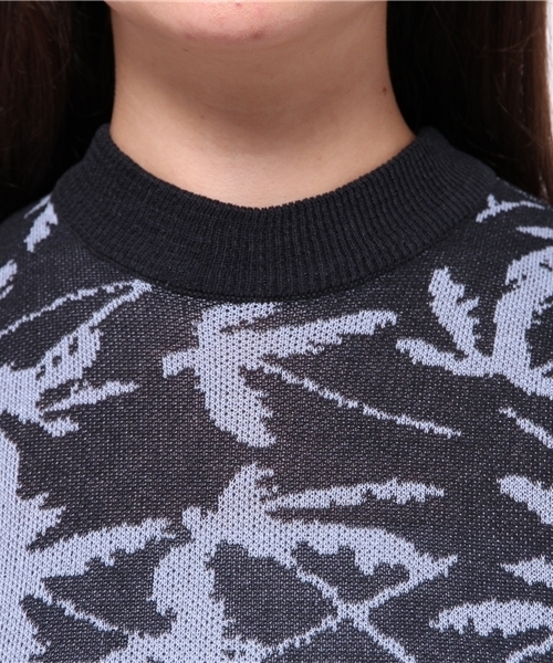 OUTLET（アウトレット）の「【CIAOPANIC TYPY】ヤシノ木ニットベスト（ベスト・レディース・グレー/オフホワイト/ネイビー・ONE）」の7枚目の写真