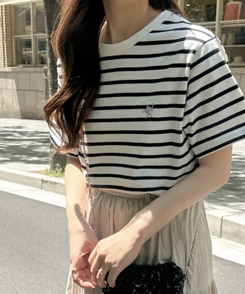 新品！！Deuxieme Classeshapely Tシャツブラック 追加shapely Tシャツ（Tシャツ／カットソー）｜Deuxieme Classe