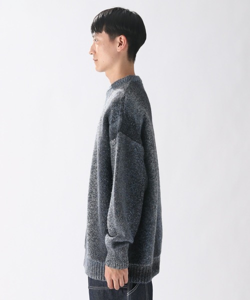 niko and...(ニコアンド)の「スペースダイニットプルオーバー(ニット/セーター・メンズ・ブラウン/ネイビー・MEDIUM/LARGE)」の13枚目の写真