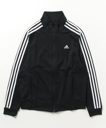 アディダス adidas シーズナル スリーストライプス ルーズフィット ダブルニット トラックトップ