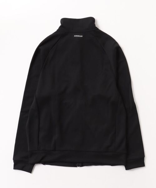 adidas（アディダス）の「アディダス adidas シーズナル スリーストライプス ルーズフィット ダブルニット トラックトップ（ジャージ・レディース・ブラック×ホワイト/ネイビー/ブラック×ブラック・M/S/XL/L）」の4枚目の写真
