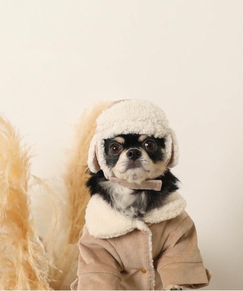 dogフライトキャップ the h.w.dog&co フライトキャップ ブラック 38 
