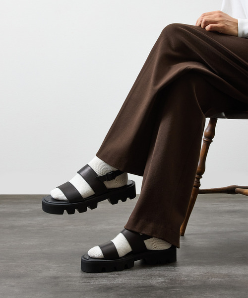PADRONE（パドローネ）の「PADRONE パドローネ / BACK STRAP SANDALS