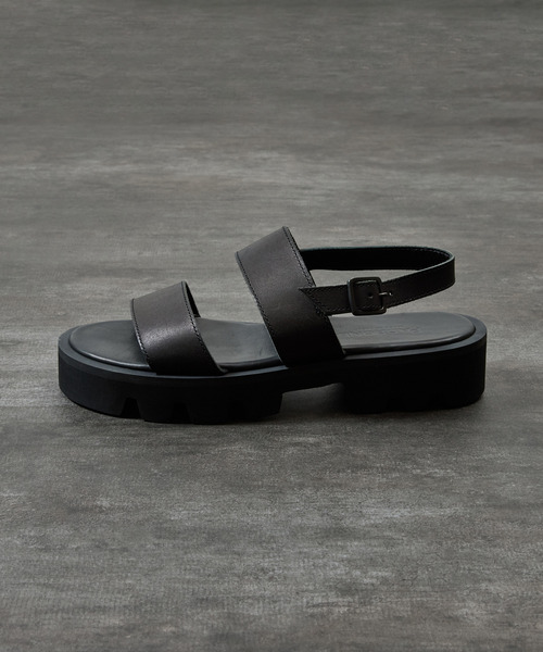 PADRONE(パドローネ)の「PADRONE パドローネ / BACK STRAP SANDALS with Chunky Sole バックストラップサンダル チャンキーソール / PU2308-3206(サンダル・メンズ・ブラック・40/41/42)」の8枚目の写真