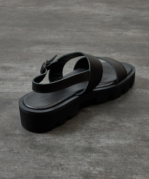 PADRONE(パドローネ)の「PADRONE パドローネ / BACK STRAP SANDALS with Chunky Sole バックストラップサンダル チャンキーソール / PU2308-3206(サンダル・メンズ・ブラック・40/41/42)」の12枚目の写真