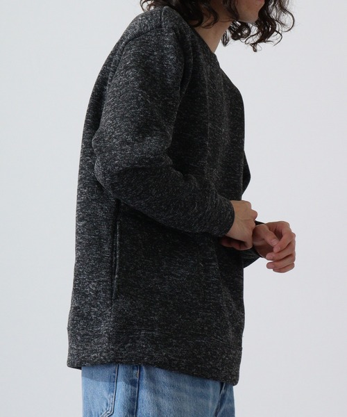 JEMORGAN（ジェーイーモーガン）の「JEMORGAN ニットフリースクルーネック（スウェット・メンズ・カーキ/チャコール/グレー/ネイビー・XL/M/L）」の11枚目の写真