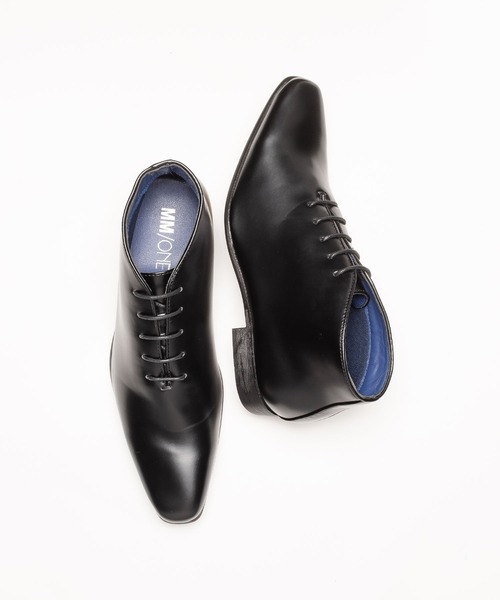 MM/ONE（エムエムワン）の「ホールカットデザイン プレーントゥ ドレスブーツ ビジネス（ブーツ・メンズ・ブラック・46/44/40/43/45/41/42）」の12枚目の写真