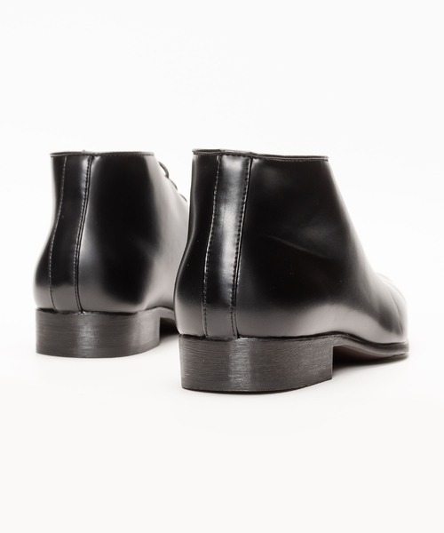 MM/ONE（エムエムワン）の「ホールカットデザイン プレーントゥ ドレスブーツ ビジネス（ブーツ・メンズ・ブラック・46/44/40/43/45/41/42）」の10枚目の写真