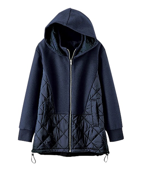 美品 ユニオンランチ キルティング中わた裏地 ゴールド釦ウールピーコート 濃紺 8オンスインディゴランチコート | ジョンブル公式通販/JOHNBULL ONLINE