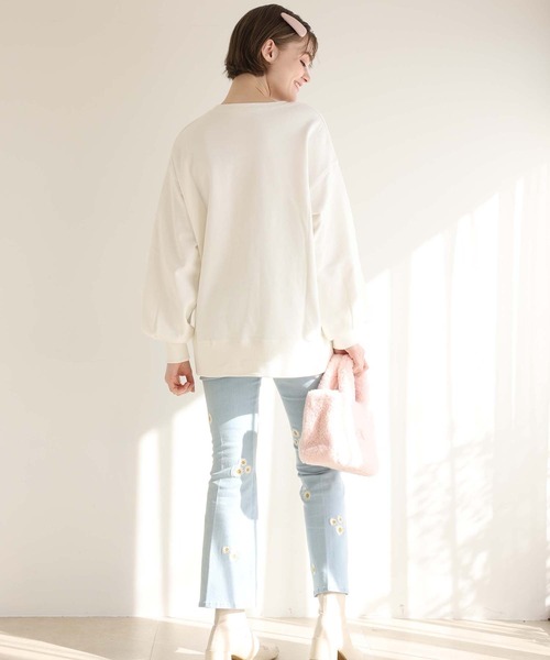 Seemi. byNICECLAUP（ シーミーバイナイスクラップ）の「【Seemi.】刺繍ロゴフェイクファーミニバッグ（トートバッグ・レディース・ピンク/アイボリー/チェック・FREE）」の22枚目の写真