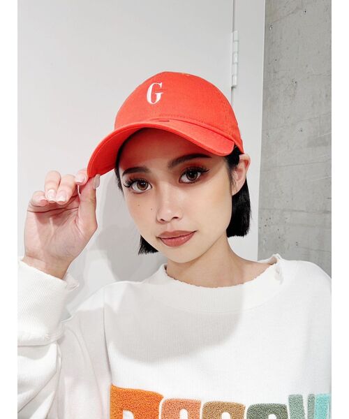 GYDA（ジェイダ）の「GYDA×NEWERA CROSSPOINT G キャップ（キャップ・レディース・ブラック/オフホワイト/オレンジ・FREE）」の4枚目の写真