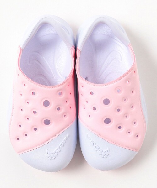 NIKE（ナイキ）の「NIKE / キッズ アクア スウッシュ 24（14～19cm）（サンダル・キッズ・ピンク/ホワイト・14/19/18/17/16/15 ）」の6枚目の写真