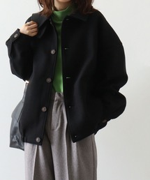 ウールタッチ オーバーサイズ ブルゾン