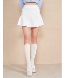 Darich（ダーリッチ）の「ケーブルニットミニスカート（スカート