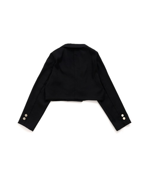 JENNI love(ジェニィラブ)の「ワッペン付きショート丈ジャケット(その他アウター・キッズ・ベージュ/ブラック・150cm/160cm/140cm/130cm)」の13枚目の写真