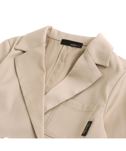 JENNI love(ジェニィラブ)の「ワッペン付きショート丈ジャケット(その他アウター・キッズ・ベージュ/ブラック・150cm/160cm/140cm/130cm)」の16枚目の写真