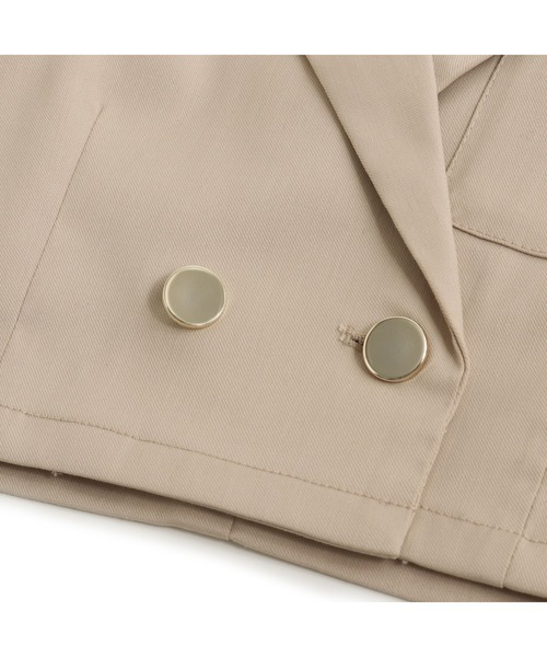 JENNI love(ジェニィラブ)の「ワッペン付きショート丈ジャケット(その他アウター・キッズ・ベージュ/ブラック・150cm/160cm/140cm/130cm)」の19枚目の写真