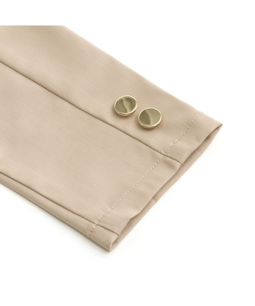 JENNI love(ジェニィラブ)の「ワッペン付きショート丈ジャケット(その他アウター・キッズ・ベージュ/ブラック・150cm/160cm/140cm/130cm)」の20枚目の写真