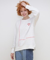 AVIREX | COLOR STITCH SWEAT SHIRT/カラーステッチ スウェットシャツ(スウェット)