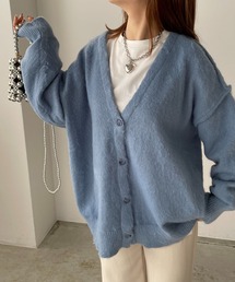 210nouve（トゥージュヌーブ）の「【2WAY】Vネックシャギーカーディガン（カーディガン/ボレロ）」