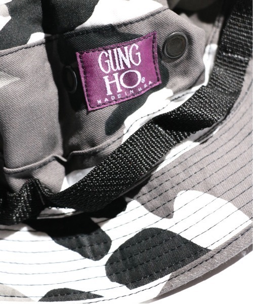 GUNG HO（ガンホー）の「GUNG HO USA / ガンホー VINTAGE-BOONIE HAT MADE IN USA ブーニーハットUSA製（ハット・メンズ・ブラック・LARGE）」の5枚目の写真