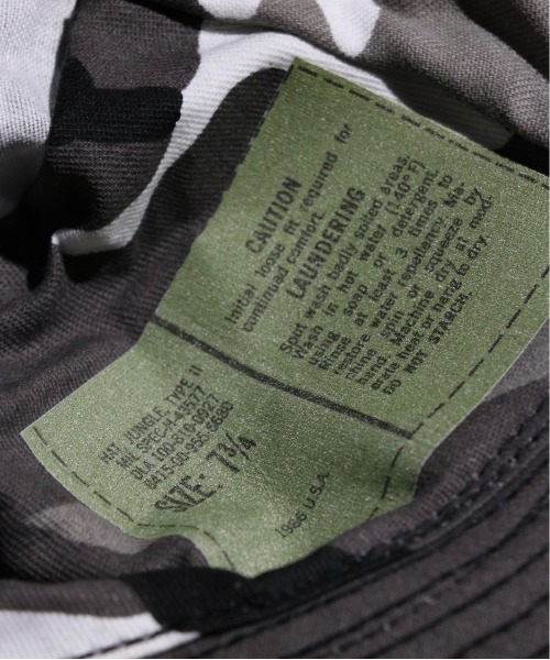 GUNG HO（ガンホー）の「GUNG HO USA / ガンホー VINTAGE-BOONIE HAT MADE IN USA ブーニーハットUSA製（ハット・メンズ・ブラック・LARGE）」の7枚目の写真