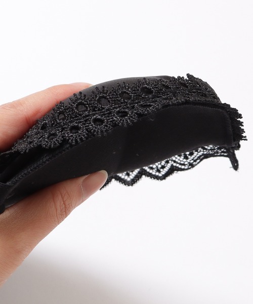 値下げ　  ブラックレース　22cm 4枚セット 近沢レース店 ブラックフォーマル マリンバレース サブバッグ | 中村