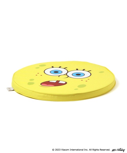 BAYFLOW(ベイフロー)の「【SpongeBob(スポンジ・ボブ)×BAYFLOW】シートクッション(クッション/クッションカバー・レディース・ピンク/イエロー・0)」の6枚目の写真
