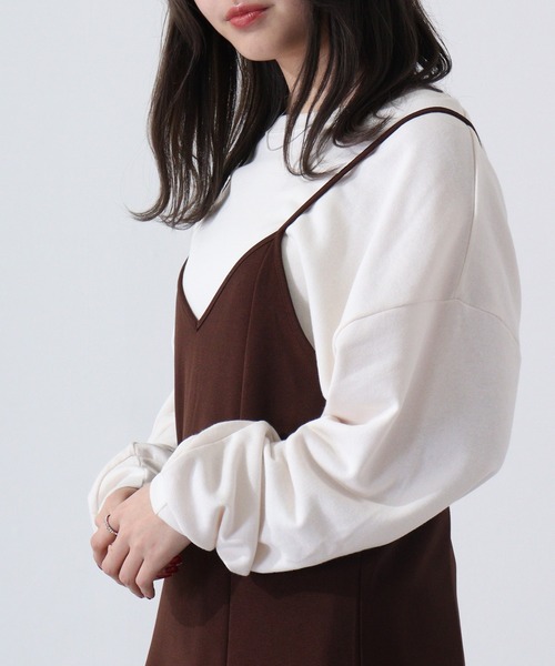 FUNALIVE(ファンアライブ)の「Plain big sweatshirt / 無地ビッグスウェットトレーナー unisex(スウェット・メンズ・パープル/ブラック/ベージュ/ヘザーチャコール/ミント/ピンク/オレンジ/杢グレー/アイボリー・L/XL/M)」の12枚目の写真
