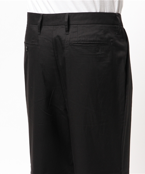 WEGO（ウィゴー）の「WEGO/ワイドスラックス（スラックス・メンズ・ブラック/グレー系その他/ブルー系その他・LARGE/MEDIUM）」の4枚目の写真