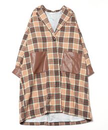 sandy | sandy/梳毛テーラーカラービックコート(ステンカラーコート)